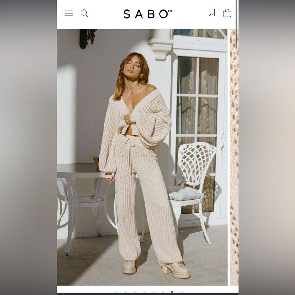 SABO Skirt Basia Knit Cardi & Pant set